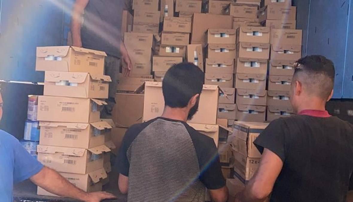 ضبط كميات كبيرة من الأدوية وحليب الأطفال في تعنايل