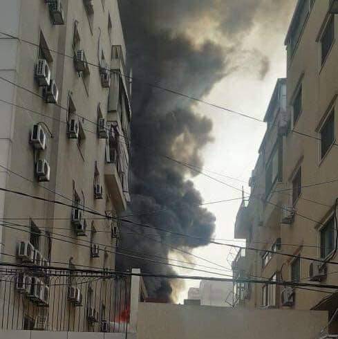 إهماد حريق 3 مولدات في حارة حريك