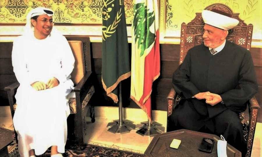 دريان التقى القائم بأعمال سفارة الإمارات