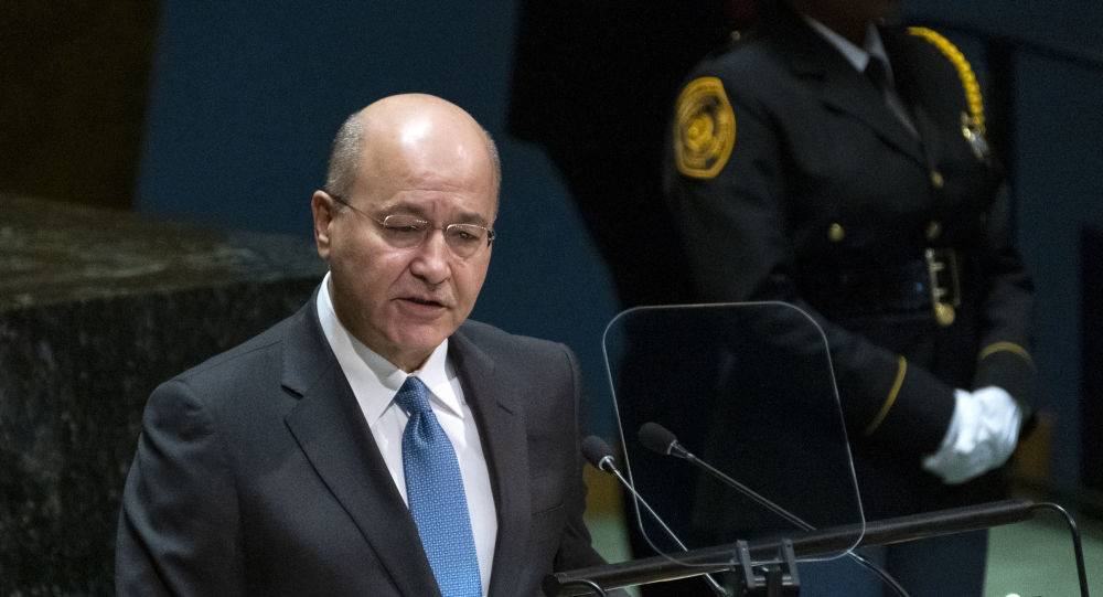 برهم صالح: لا علاقة بين اجتماع بغداد وانسحاب القوات الأمريكية من العراق
