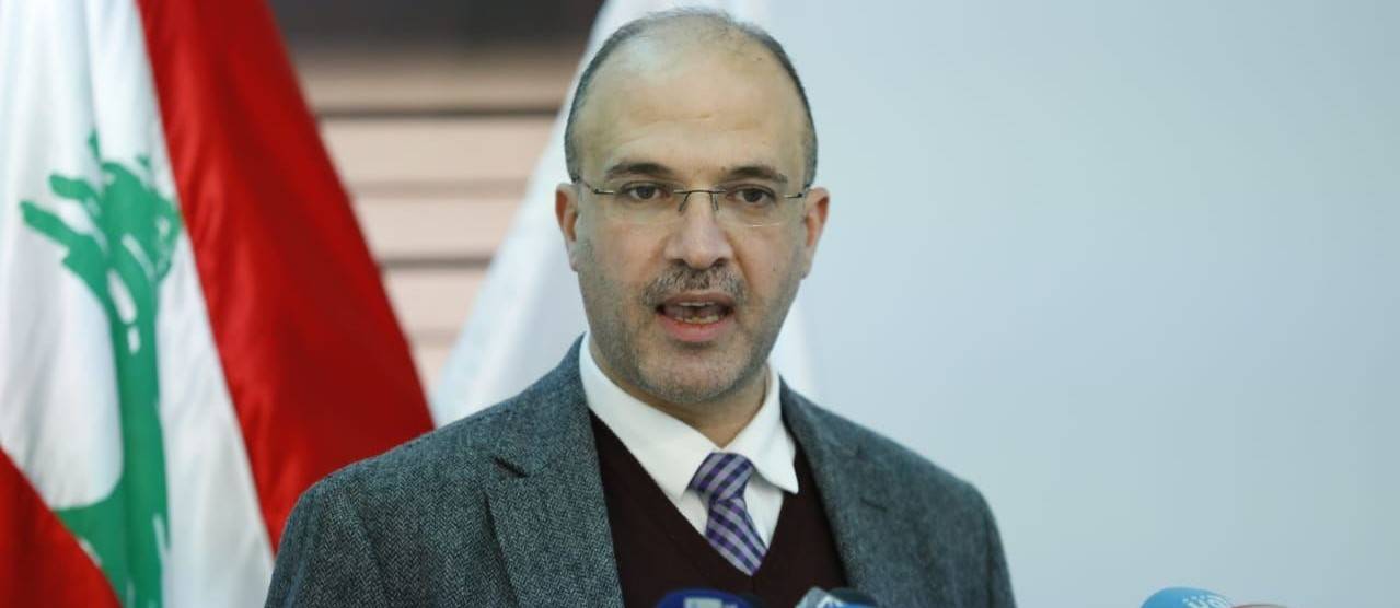 مؤتمر صحافي لوزير الصحة اليوم