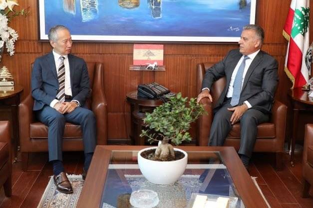 ابراهيم بحث مع السفير الياباني الأوضاع العامة