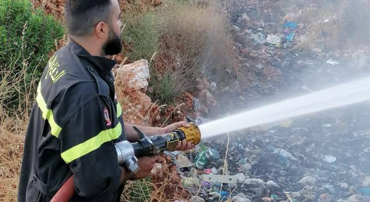 حريق في خراج بلدة الهباريّة