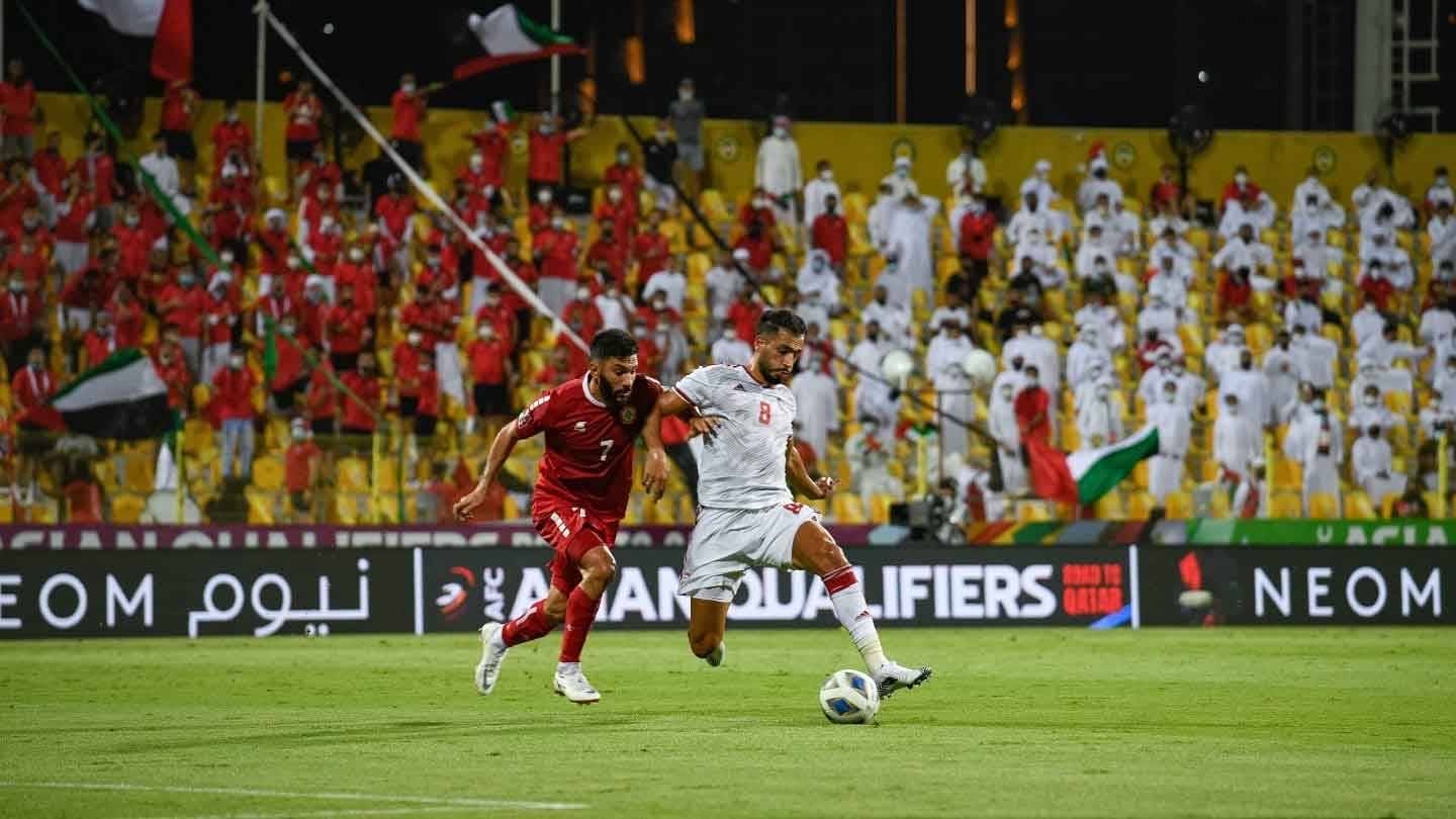 التصفيات الآسيوية لمونديال 2022 في كرة القدم : تعادل ثمين للبنان أمام الامارات (0-0)