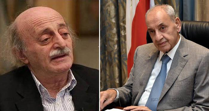 جنبلاط يتصل ببري معزّياً بوفاة الشيخ قبلان