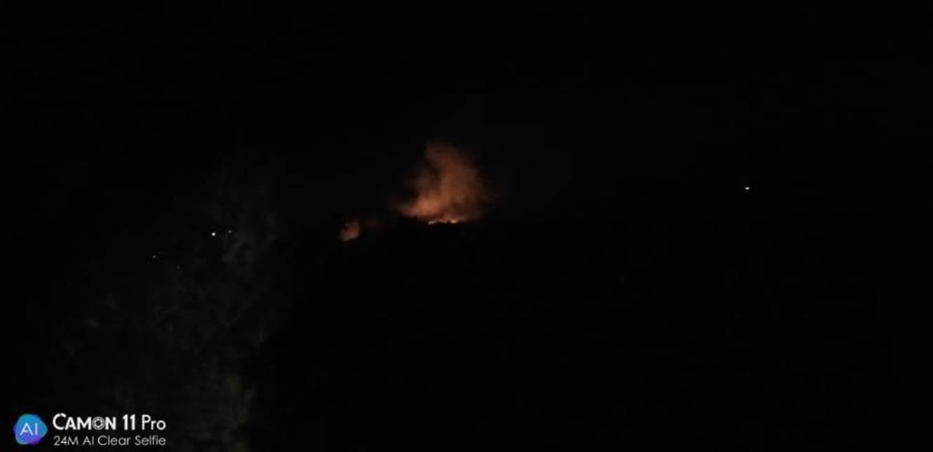 الحريق يتجدد في هذه المنطقة