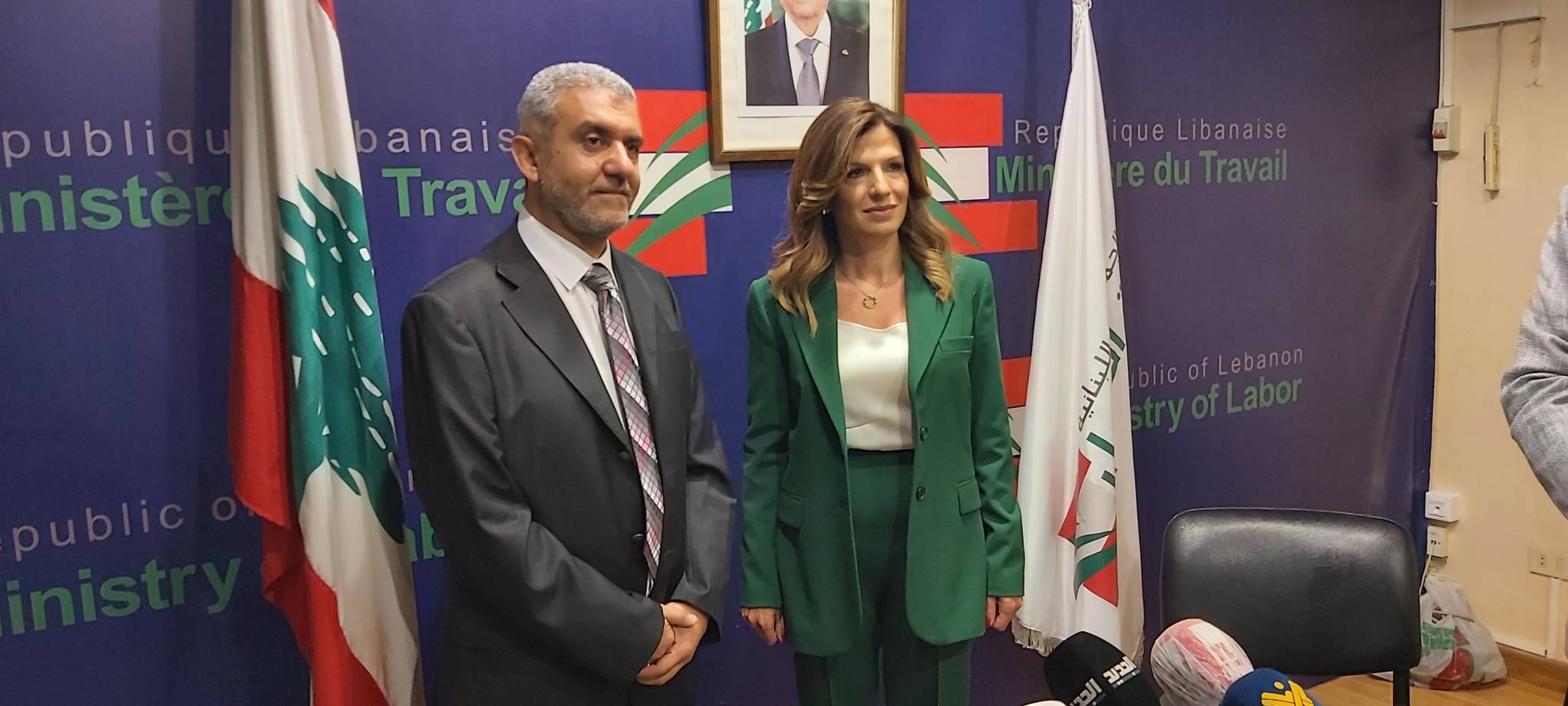 تسلم وتسليم بين يمين و بيرم في وزارة العمل