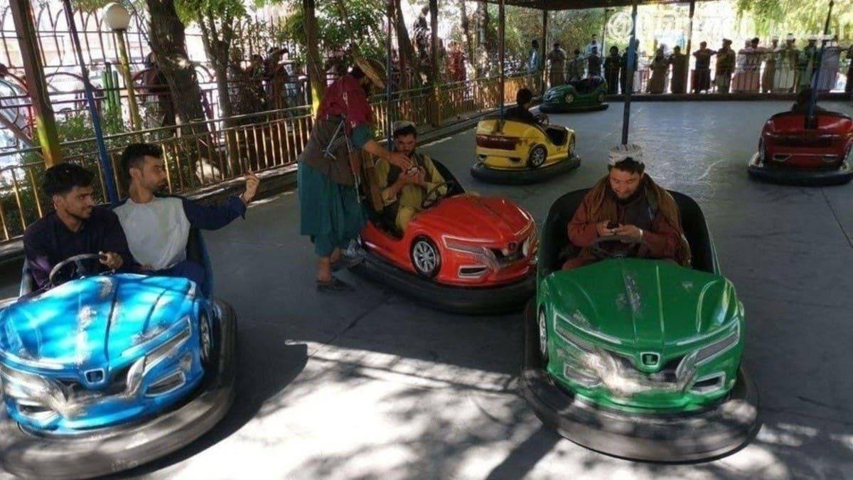 فيديو جديد لعناصر طالبان في متنزه
