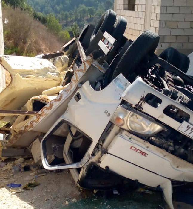 انقاذ جريحين جراء حادث مروري في داريا