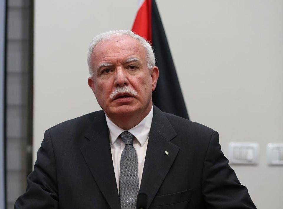 وزير الخارجية الفلسطيني: مستعدون للتفاوض مع إسرائيل
