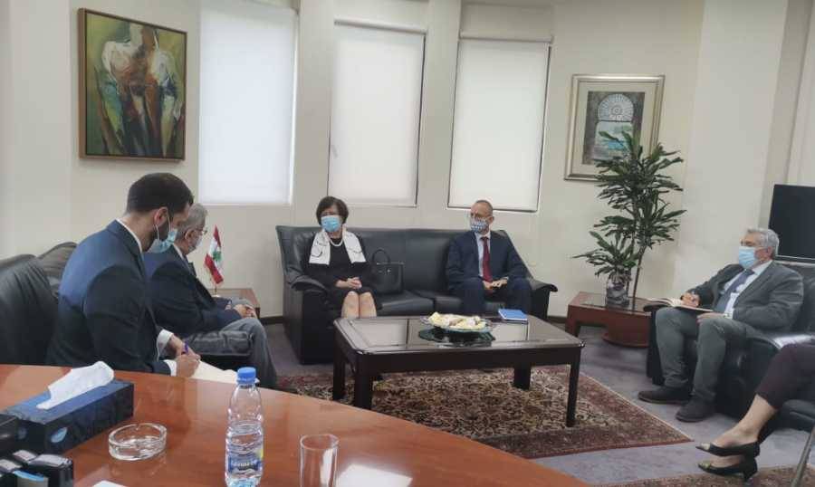 زيارة مجاملة لفرونتسكا لوزير الخارجية بو حبيب