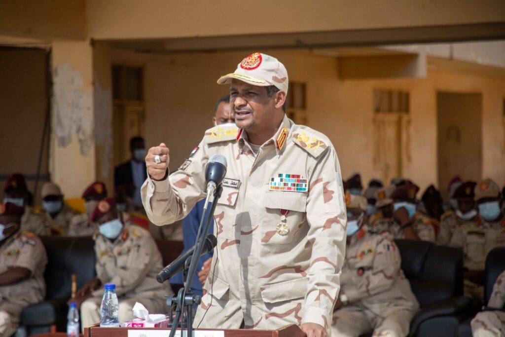 حميدتي يكشف تفاصيل جديدة عن محاولة الانقلاب في السودان