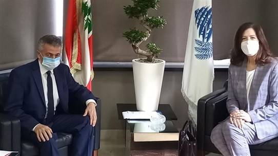 الخليل التقى غريندلاي ووفداً من جمعية المصارف