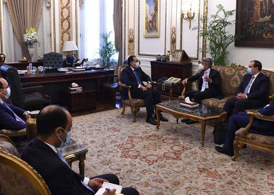 رئيس الوزراء المصري يؤكد لفياض تقديم كل الدعم الممكن للبنان