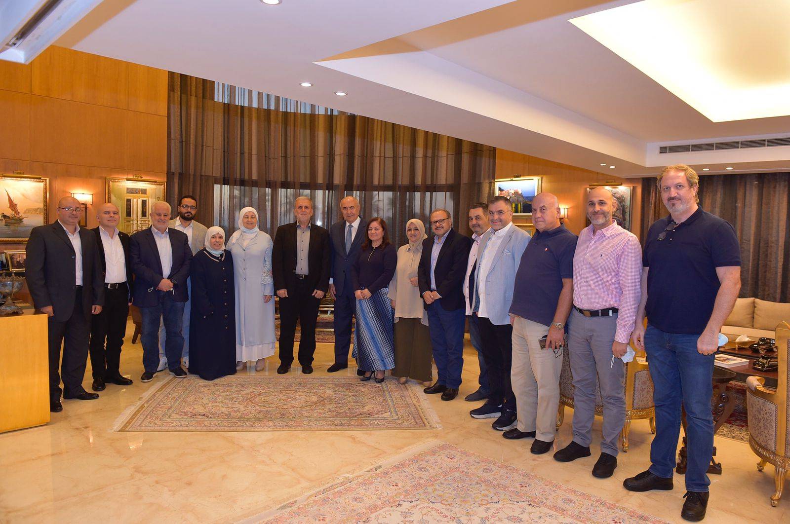 مخزومي استقبل وفد جمعية "الإرشاد والإصلاح"