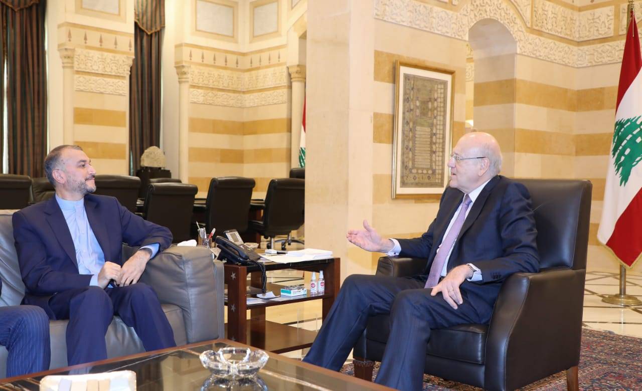 ميقاتي خلال لقاء نظيره الإيراني: لبنان بأمس الحاجة الى تعزيز ثقة اللبنانيين بالدولة ومؤسساتها