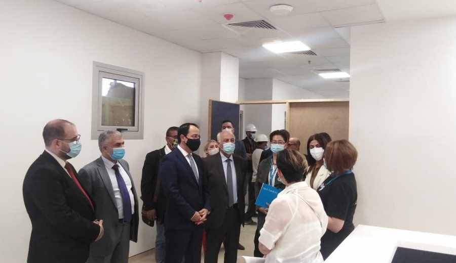 لقاء تكريمي  في مستشفى الكرنتينا لوزير خارجية قبرص