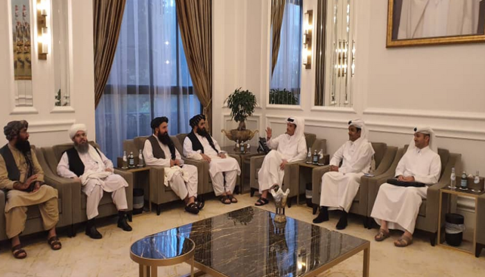 وفد من "طالبان" يلتقي وزير الخارجية القطري في الدوحة