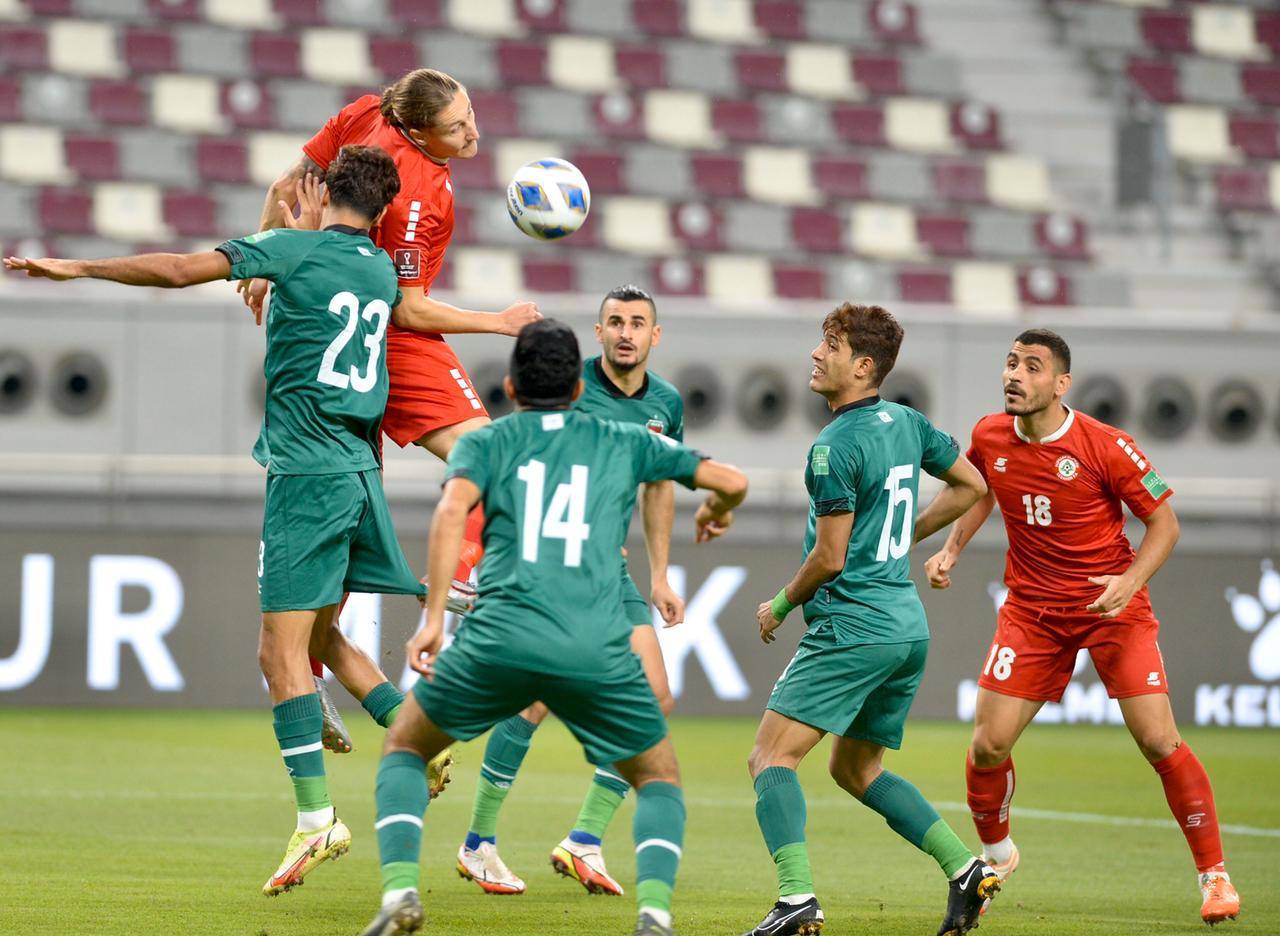 تصفيات المونديال: منتخب لبنان يتخلى عن حذره الدفاعي ويهدر الفوز أمام العراق