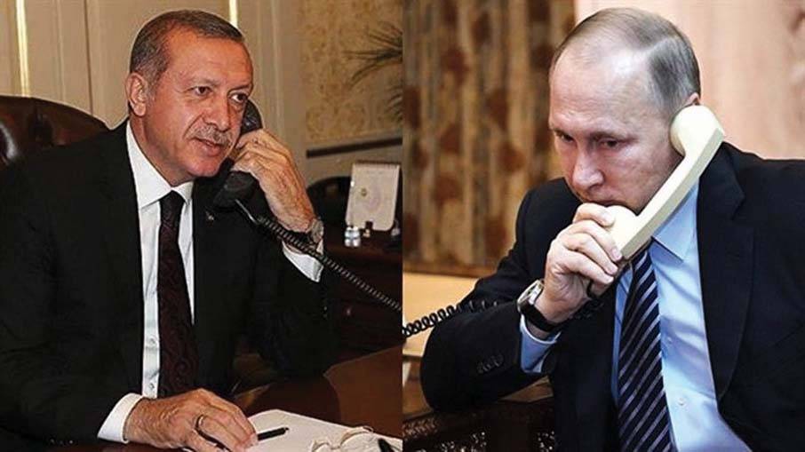إردوغان يبحث مع بوتين العلاقات وقضايا إقليمية