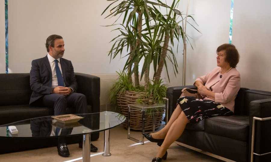 الإنتخابات وإلاصلاحات محور لقاء معوض وفرونتسكا