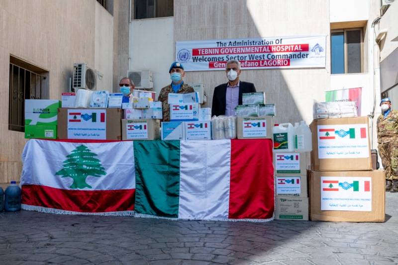هبة طبية  من اليونيفيل الايطالية لمستشفى تبنين الحكومي