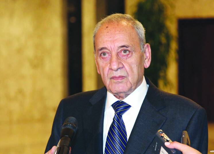 سلسلة اتصالات لتعزية بري بالشهداء الذين سقطوا اليوم