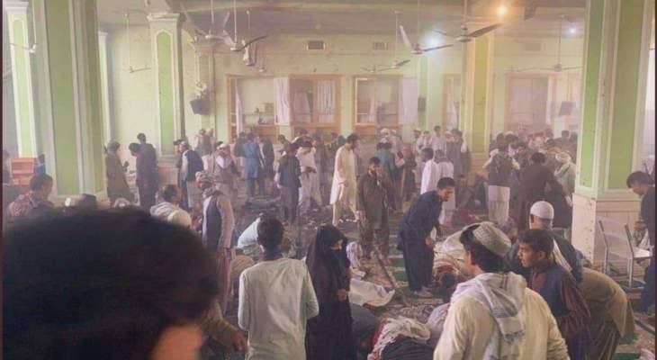 ارتفاع حصيلة القتلى بالتفجير الذي استهدف مسجدا في قندهار إلى 62 شخصا