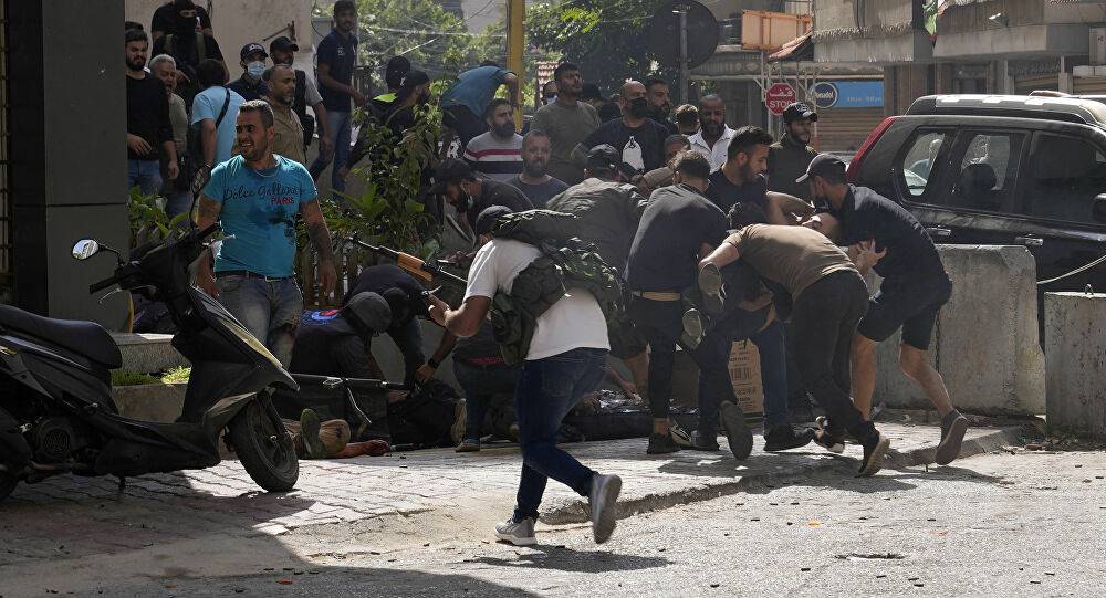 حادثة الطيونة استكمال لخطة بومبيو لتفجير الوضع الأمني