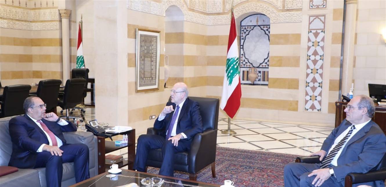 ميقاتي التقى مع ممثل المجموعة العربية في صندوق النقد الدولي