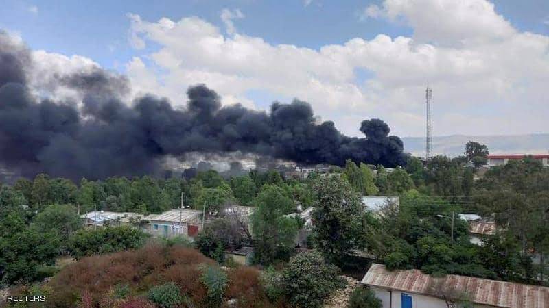 ضربات جوية على عاصمة إقليم تيغراي