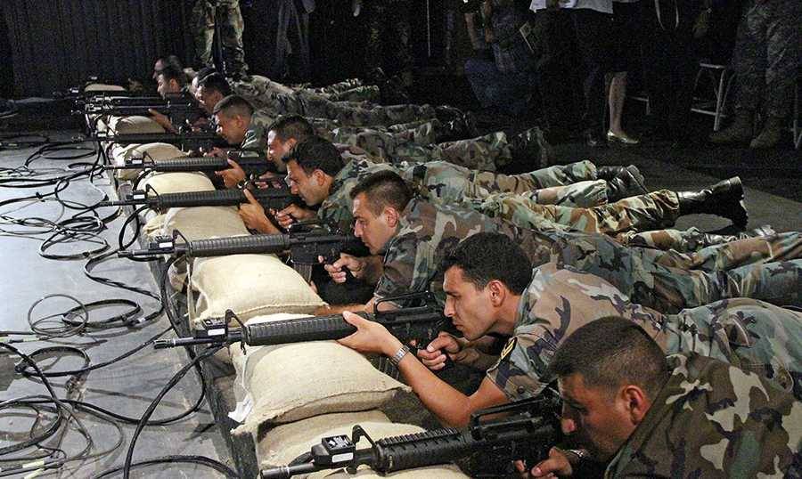 رماية تدريبية للجيش في حقل مزرعة حنوش السبت