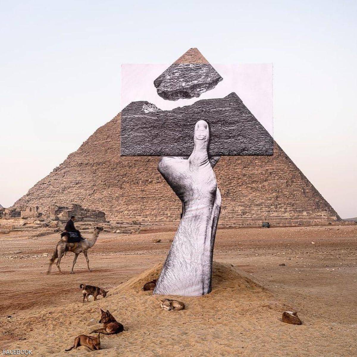 أنجيلينا جولي تنشر صوراً لأهرامات مصر.. وهكذا علقت