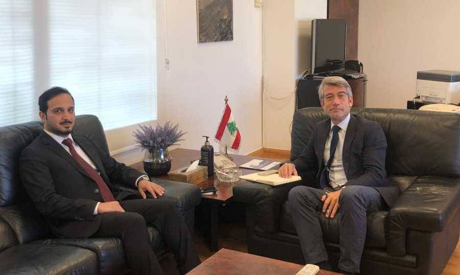 التعاون في مجالي النفط والغاز على طاولة المباحثات بين فياض والقائم بأعمال سفارة قطر