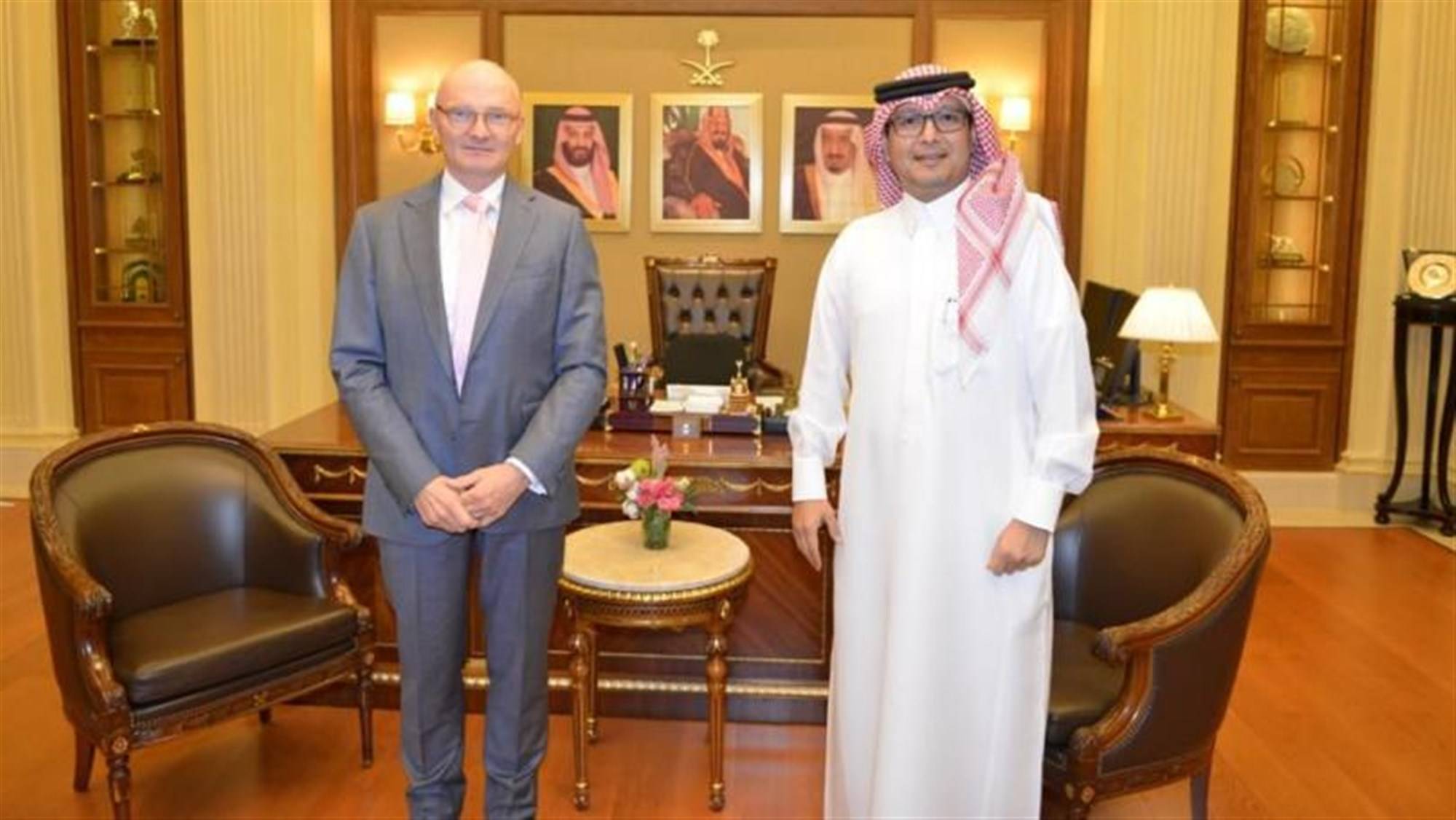 السفير الألماني في ضيافة نظيره السعودي