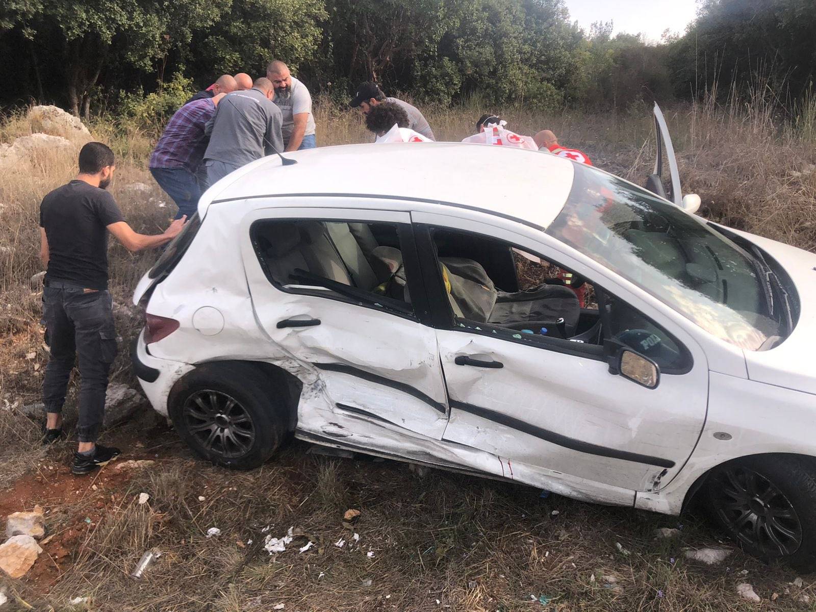 بالصورة.. إصابة حرجة جراء حادث سير في بلونة