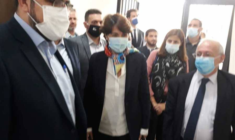 جولة للسفيرة الفرنسية في النبطية