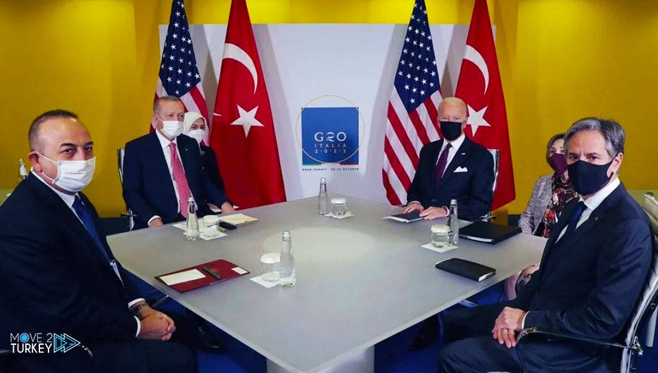 اردوغان : ابلغتُ بايدن بعدم ارتياحنا
من دعم اميركا للوحدات الكردية بسوريا