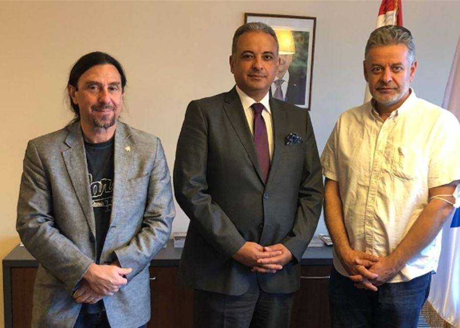 المرتضى عرض مع شويري وموسى مشاركتهما في إكسبو دبي