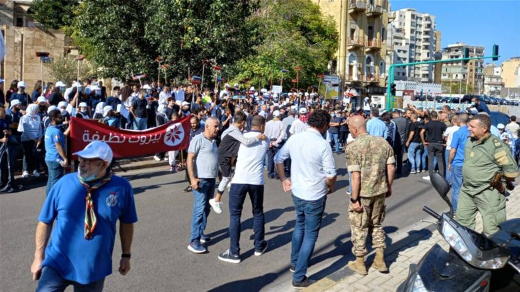 تحت شعار "بيروت نظيفة".. 1200 متطوع شاركوا بتنظيف شوارع العاصمة