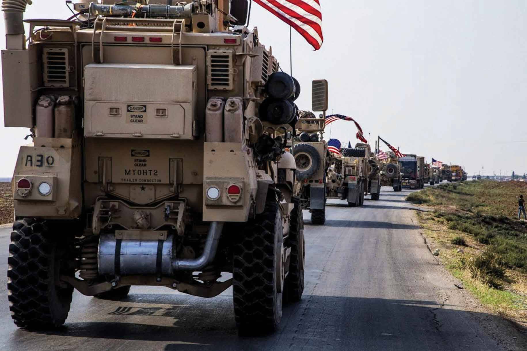 سوريا: خروج 270 آلية تابعة للجيش الاميركي الى شمال العراق
مقتل 3 واصابة 9 من «قسد» شمالي غربي الرقة ... وعصيان في سجن بالحسكة