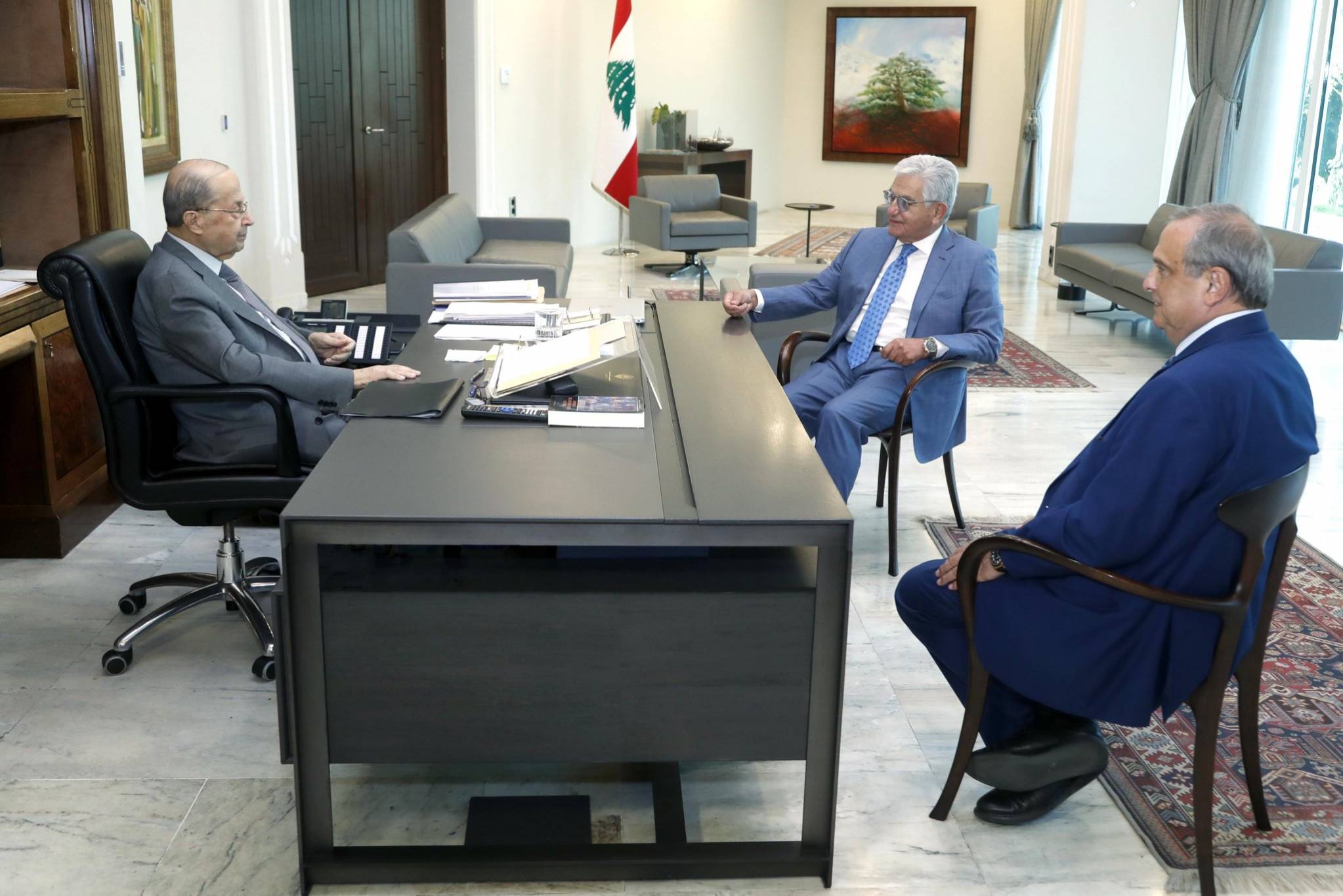 رئيس جمعية المصارف في قصر بعبدا