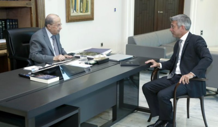 عرض وفياض نتائج اتصالاته لاستجرار الغاز
عون اطلع من صفير على الاوضاع المصرفية
