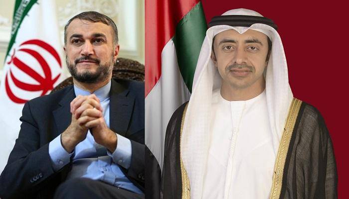 اتصال هاتفي بين عبد اللهيان ونظيره الإماراتي.. بم وصف زيارة الأخير الى سوريا؟
