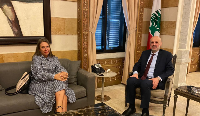 بسام مولوي استقبل سفيرة سويسرا