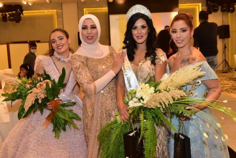رئيسة سفراء الجمال العربي في لبنان وخبيرة التجميل رانية عثمان في لجنة تحكيم حفل انتخاب ملكة الرشاقة
