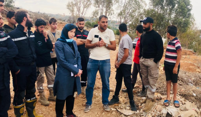 عز الدين جالت في المناطق المتضررة من الحرائق: للاسراع بتعويض المتضررين!