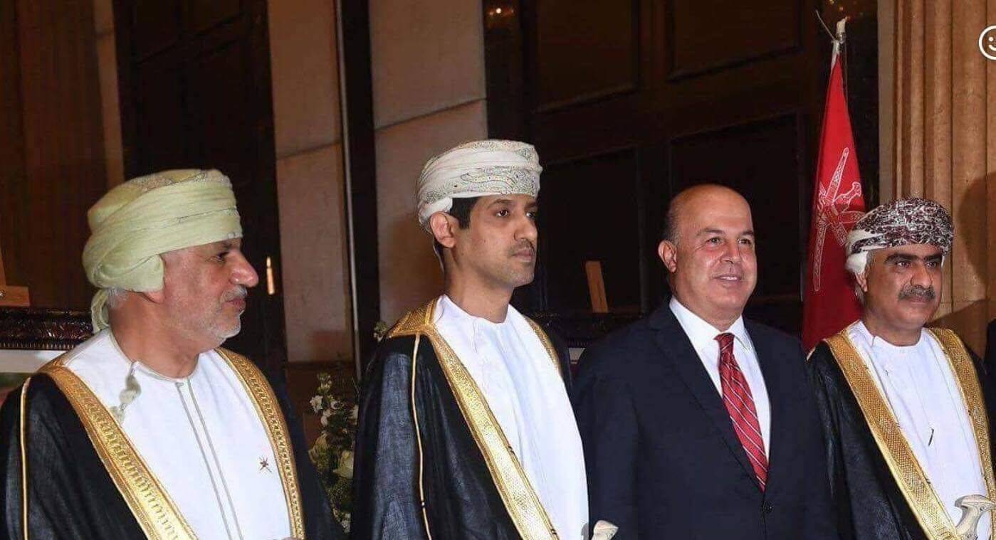 بمناسبة العيد الوطني مسعد هنأ السفير العماني وأبرق الى هيثم