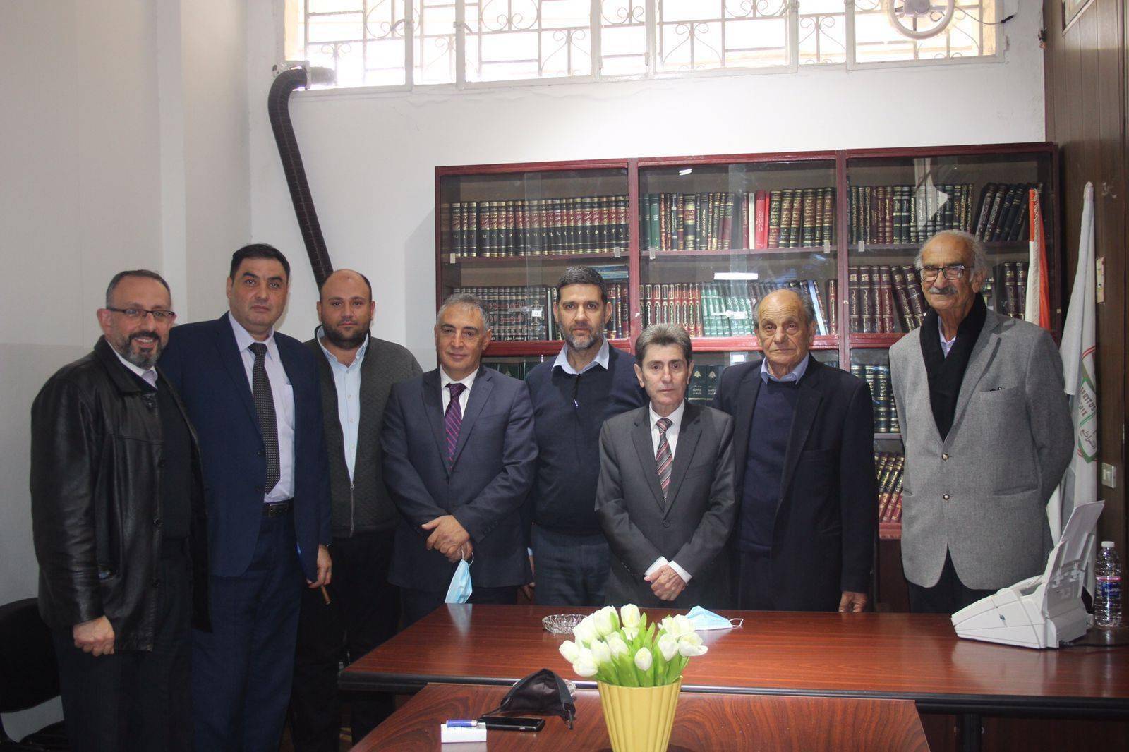 زيارة المرشح لعضوية ومركز نقيب المحامين الى قصر العدل في بعلبك