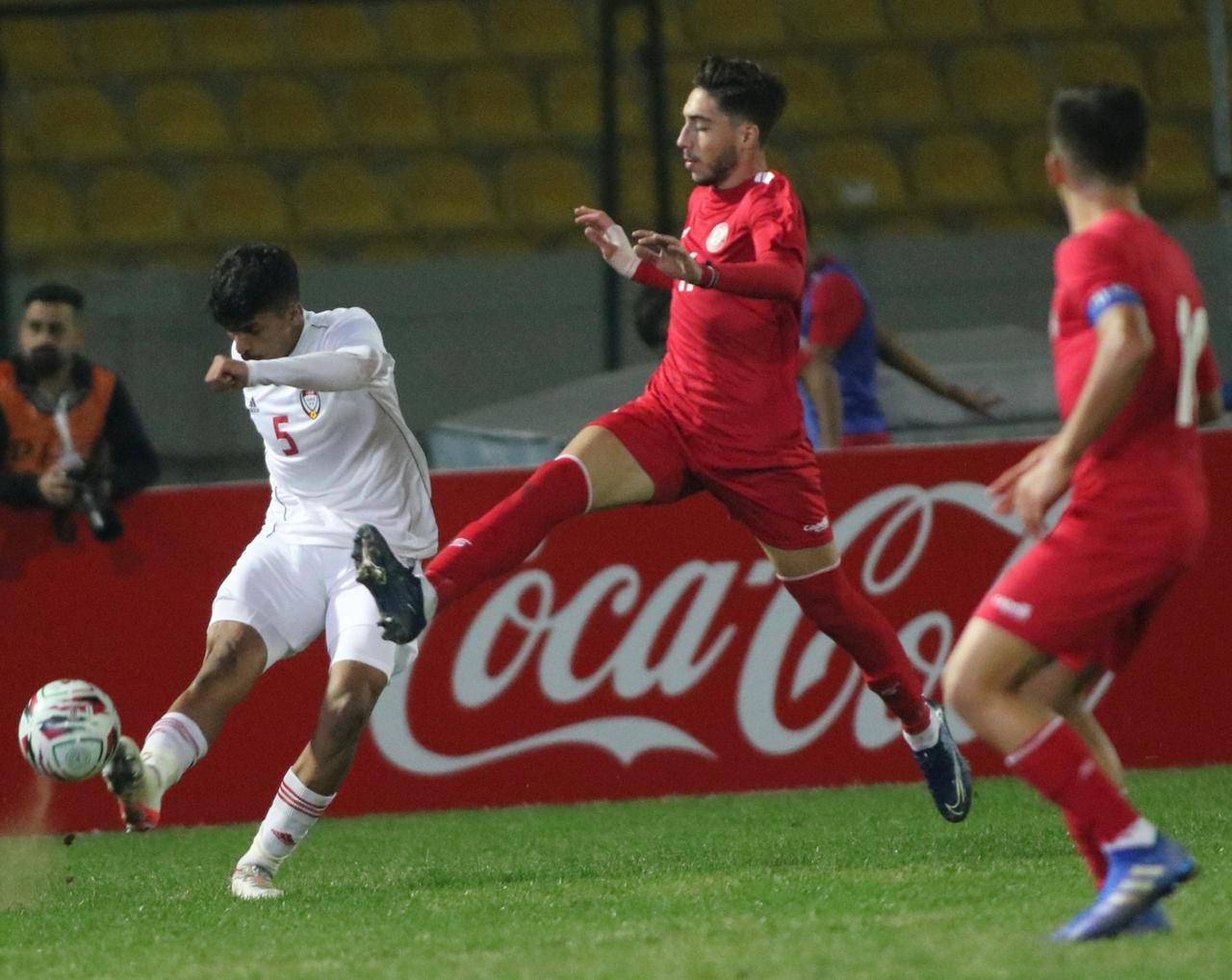 تعادل لبنان مع الإمارات في بطولة غرب آسيا للشباب